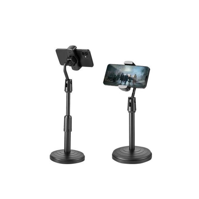 Support Téléphone Portable Universel Ajustable en Aluminium, Rotation 360°