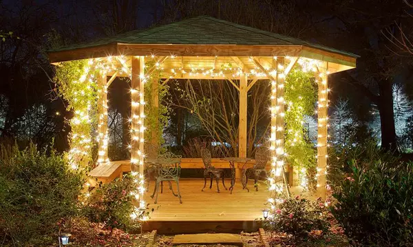 Miniature de Guirlande lumineuse 20m jaune Or