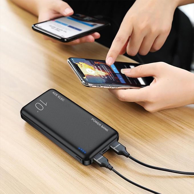 Miniature de Power bank Ace Elec Batteries externes 20000 mAh chargeur rapide portable ultra mince