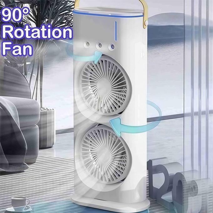 Miniature de Ventilateur de pulvérisation à grande capacité à double tête avec télécommande