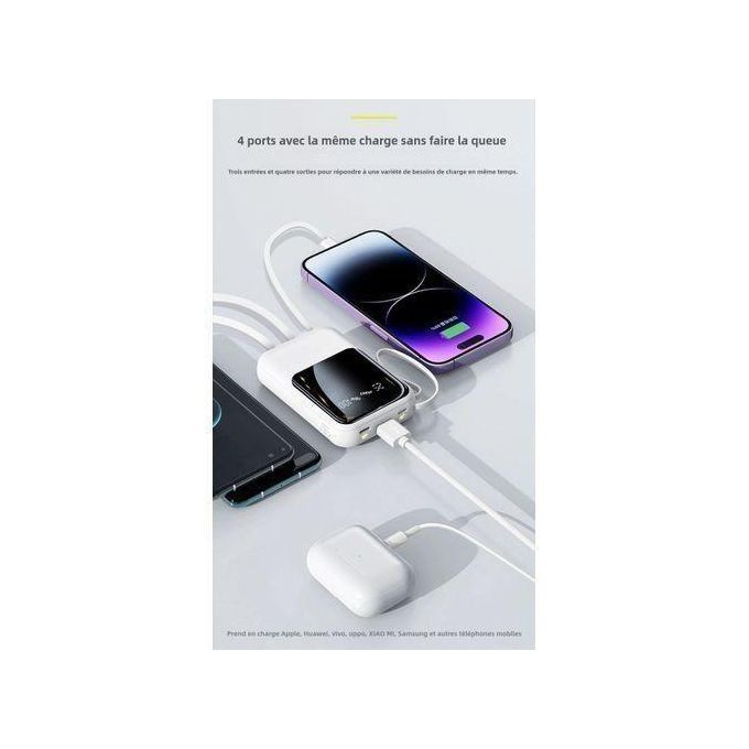 Miniature de Mini Power Bank  lampe LED avec affichage numérique capacité de 20 000 mAh