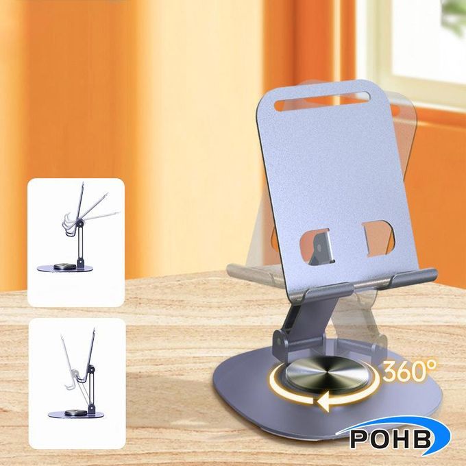 Miniature de Support De Téléphone Portable pliable En Alliage D’aluminium Gris