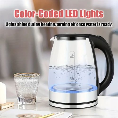 Miniature de Bouilloire électrique En Verre Transparent 1,8L